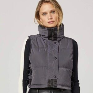 Alp N Rock Charcoal Gray Quilted Vest